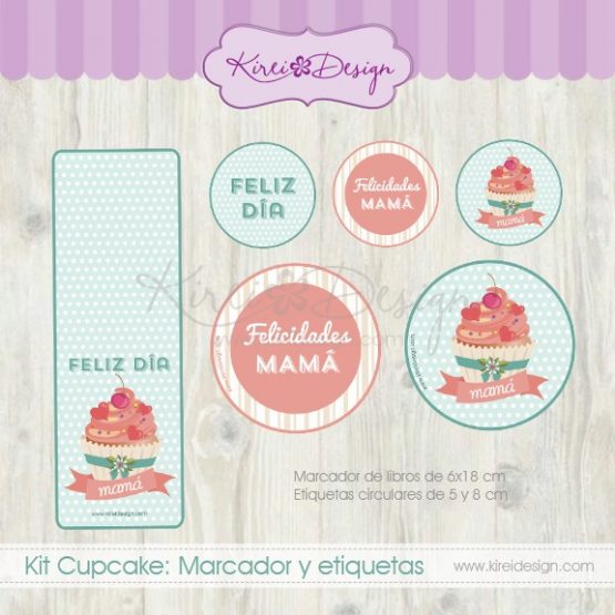 Kit Cupcake: Día de la Madre – KireiDesign