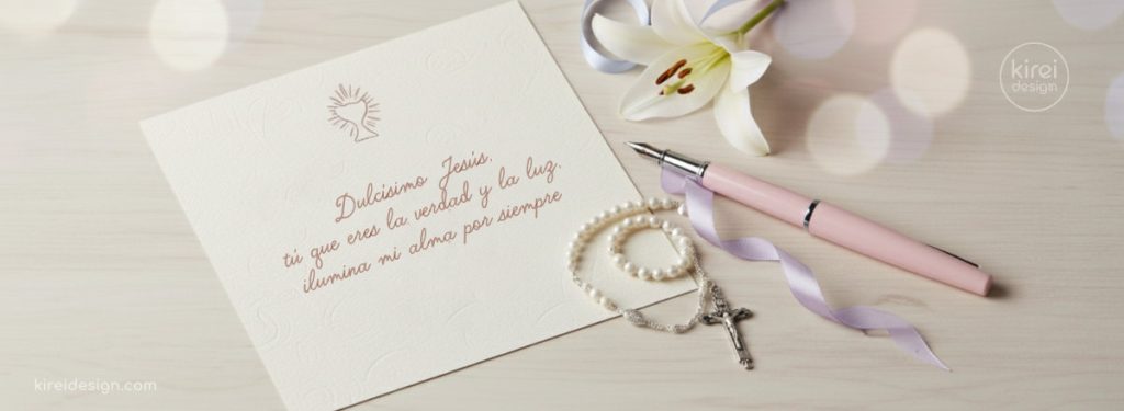 frases cortas, biblicas, oraciones y para felicitar para primera comunión