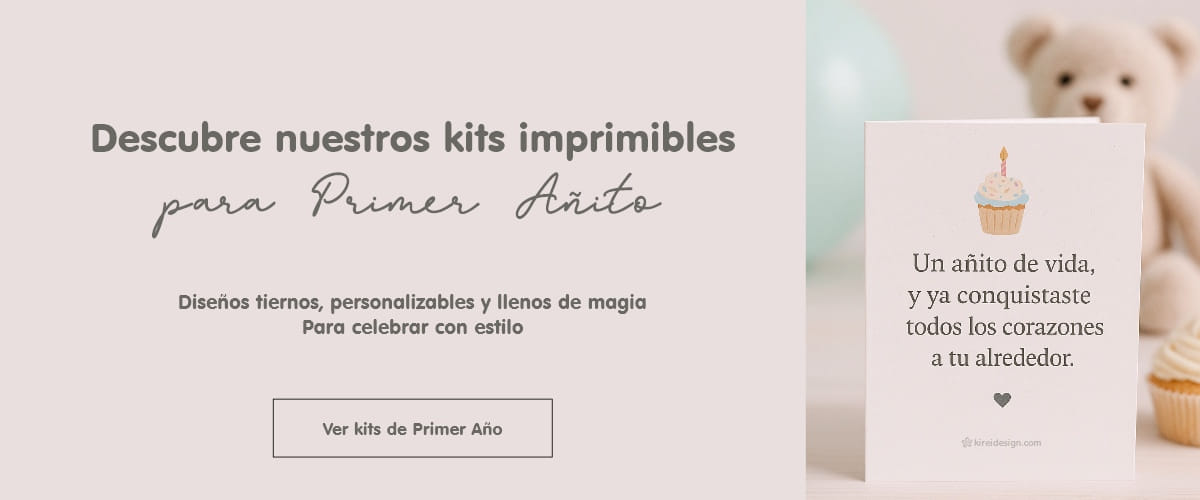frases y kits imprimibles para primer año frases y kits para primer añito