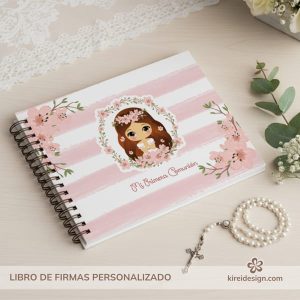 libro de firmas personalizado meiko kireidesign