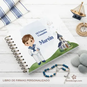 libro de firmas personalizado marinerito by kireidesign