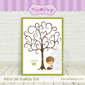 Árbol para huellas Yuki (niño)