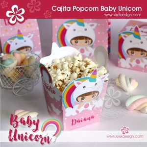 Caja Popcorn Baby Unicorn