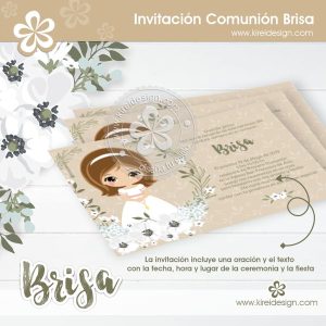 Invitación Comunión Brisa