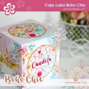 Caja Cubo Boho Chic