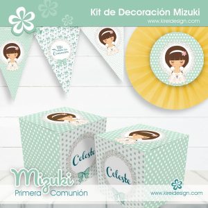 Cajita Comunión Mizuki (verde)