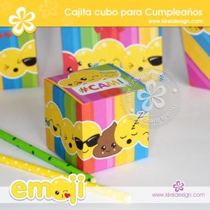 Caja Cubo Emoji
