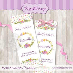 Marcapágina Comunión Saori
