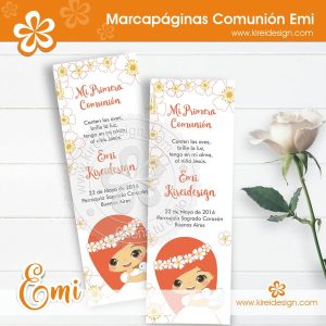 Emi: Marcapáginas comunión