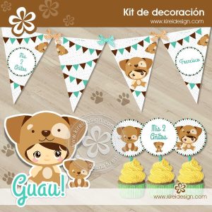 Kit imprimible Cumpleaños Guau!