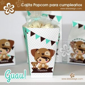 Caja Popcorn Guau!
