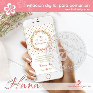Hana: Invitación Digital