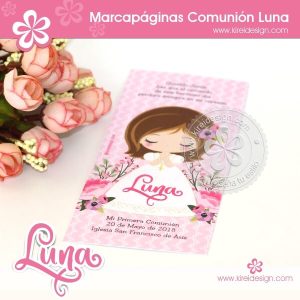 Marcapáginas Comunión Luna