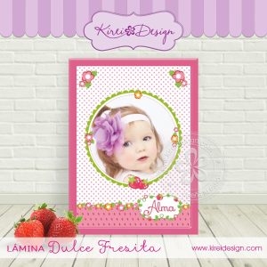 Lámina Dulce Fresita