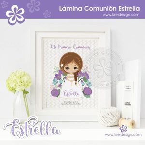 Lámina Comunión Estrella