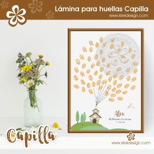 Lámina de huellas Capilla