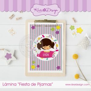 Lámina Fiesta de Pijamas