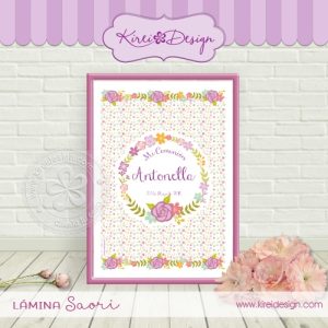 Lámina Comunión Saori