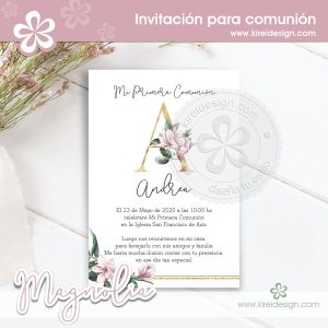 Magnolia: Invitación Comunión