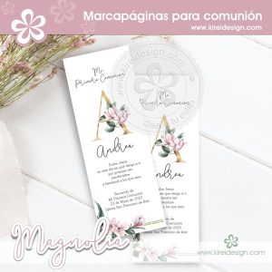 Magnolia: Marcapágina Comunión