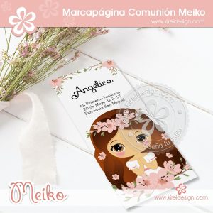 Marcapáginas Comunión Meiko