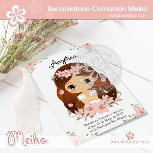 Recordatorio Comunión Meiko