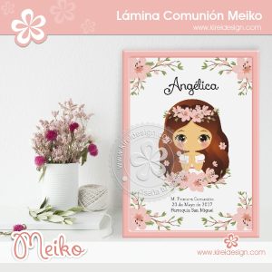 Lámina Comunión Meiko