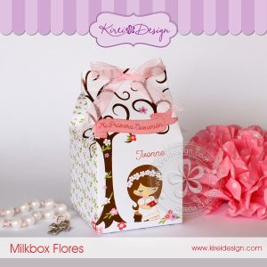 Milkbox Comunión Flores