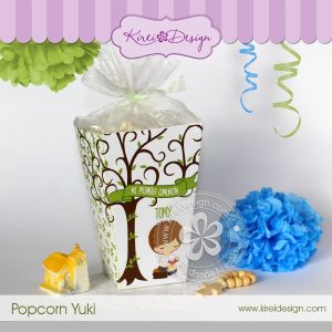 Caja Popcorn Comunión Yuki