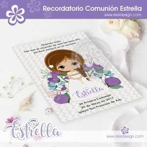 Recordatorio Comunión Estrella