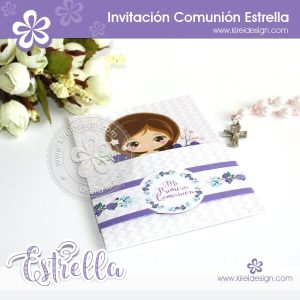 Invitación Comunión Estrella