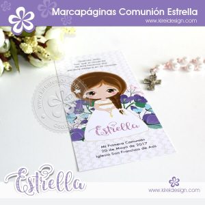 Marcapáginas Comunión Estrella