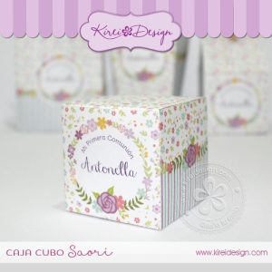 Cajita Cubo Saori
