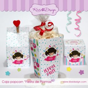 Caja Popcorn Fiesta de Pijamas