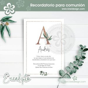 Eucalipto: Recordatorio Comunión