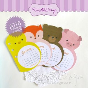 Calendario Imprimible Animalitos