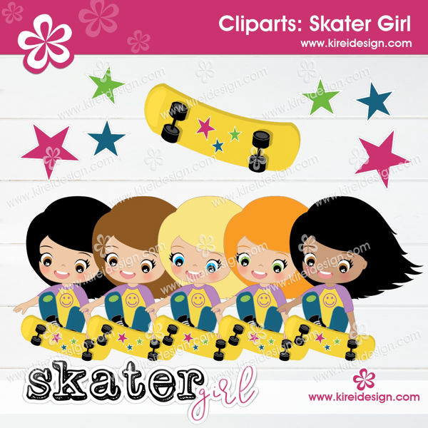 Cliparts-skater-girl_Kireidesign