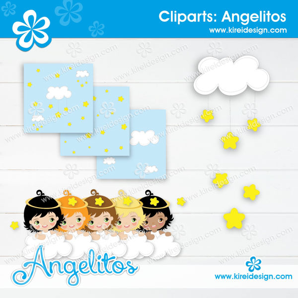 Cliparts_Angelitos-_Kireidesign