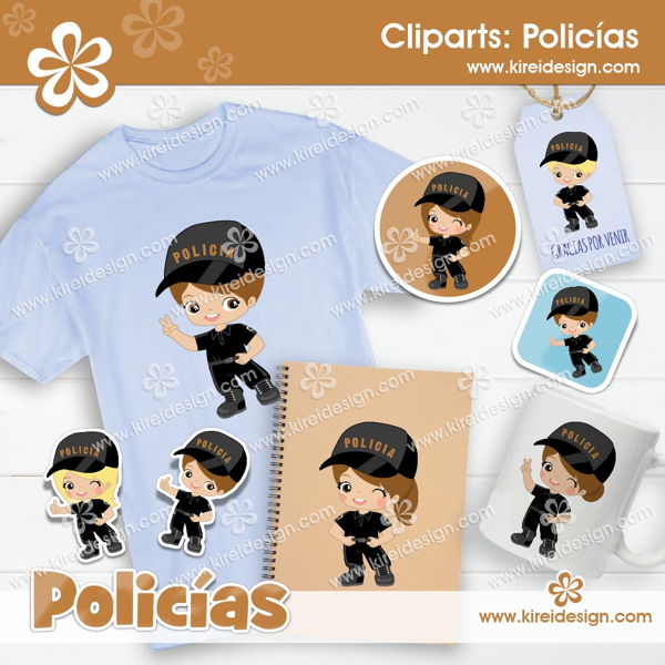 Cliparts-Policias_Kireidesign