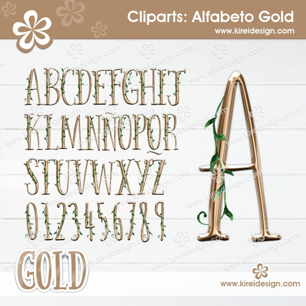 Cliparts-alfabeto-gold_Kireidesign