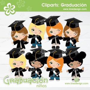 Clipart Egresados (nenas)
