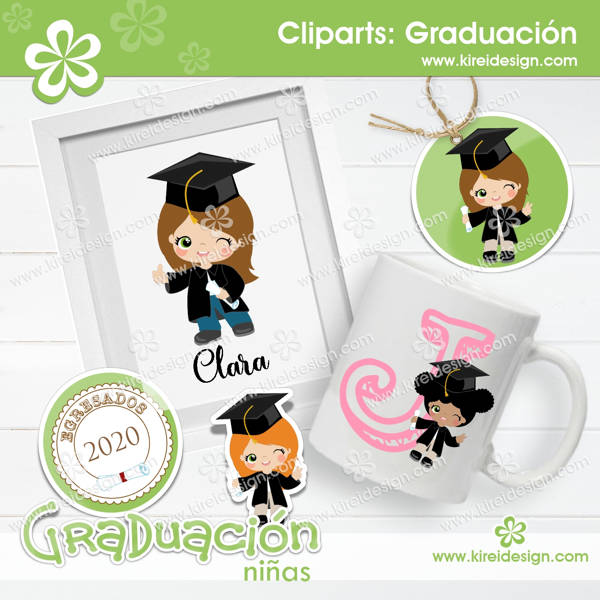 Cliparts-graduacion-nenas_Kireidesign
