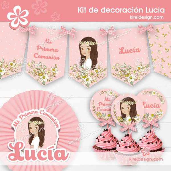 Kit comunion Lucia by Kireidesign