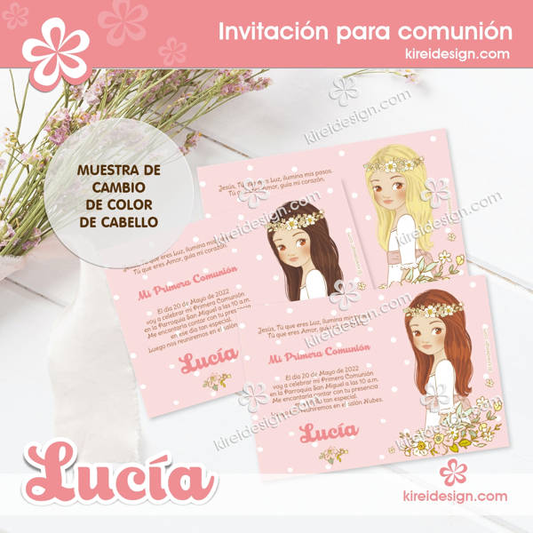 Lucia_invitacion_comunion_Kireidesign