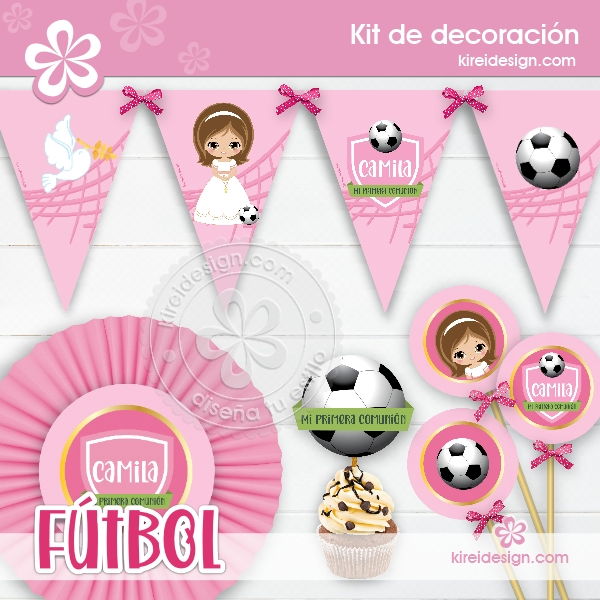 futbol_kit-imprimible rosa_kireidesign