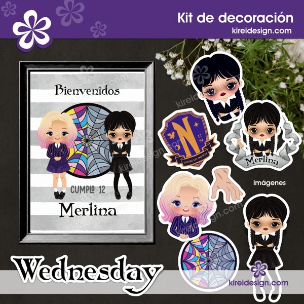 Wednesday_kit-imprimible_kireidesign