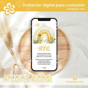 arcoiris-floral_invitacion digital comunion