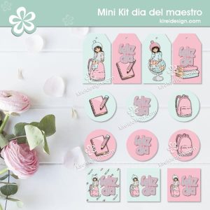 mini kit dia del maestro by kireidesign