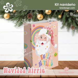 kit imprimible navidad hippie by kireidesign