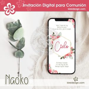 invitacion digital naoko by kireidesign